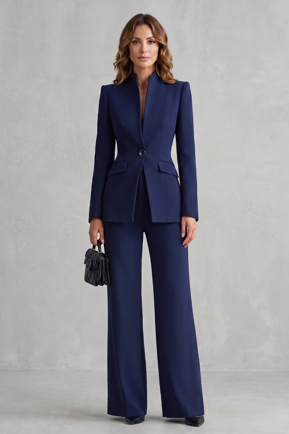 Norena | Tailored Blazer and Wide-Leg Trouser Suit