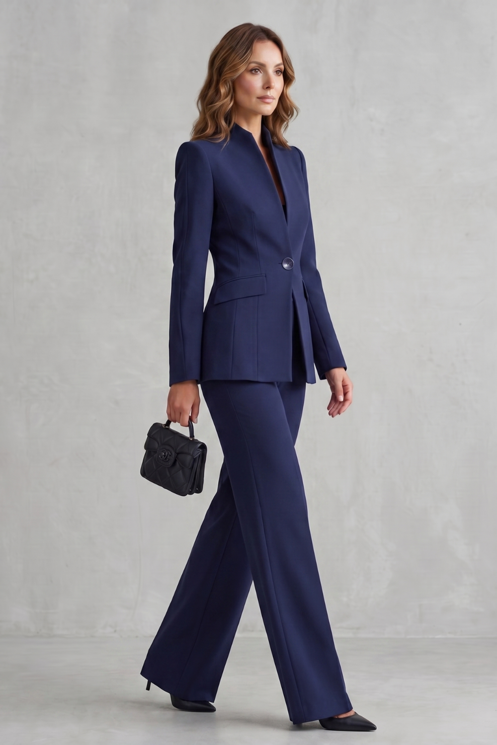Norena | Tailored Blazer and Wide-Leg Trouser Suit