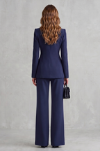Norena | Tailored Blazer and Wide-Leg Trouser Suit
