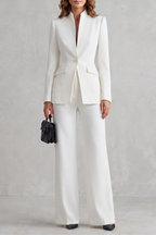 Norena | Tailored Blazer and Wide-Leg Trouser Suit