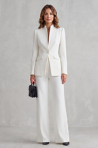 Norena | Tailored Blazer and Wide-Leg Trouser Suit