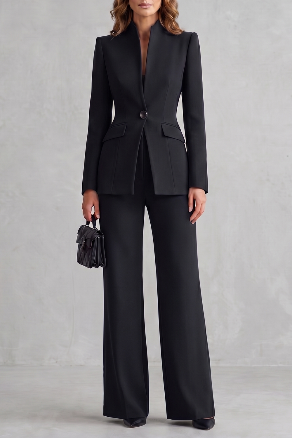 Norena | Tailored Blazer and Wide-Leg Trouser Suit