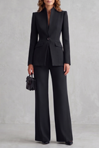 Norena | Tailored Blazer and Wide-Leg Trouser Suit