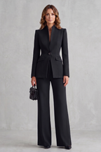 Norena | Tailored Blazer and Wide-Leg Trouser Suit