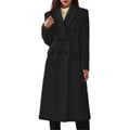 Paelle | Double-Breasted Long Coat with Notched Lapels