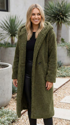 Paette | Long Faux Fur Teddy Coat