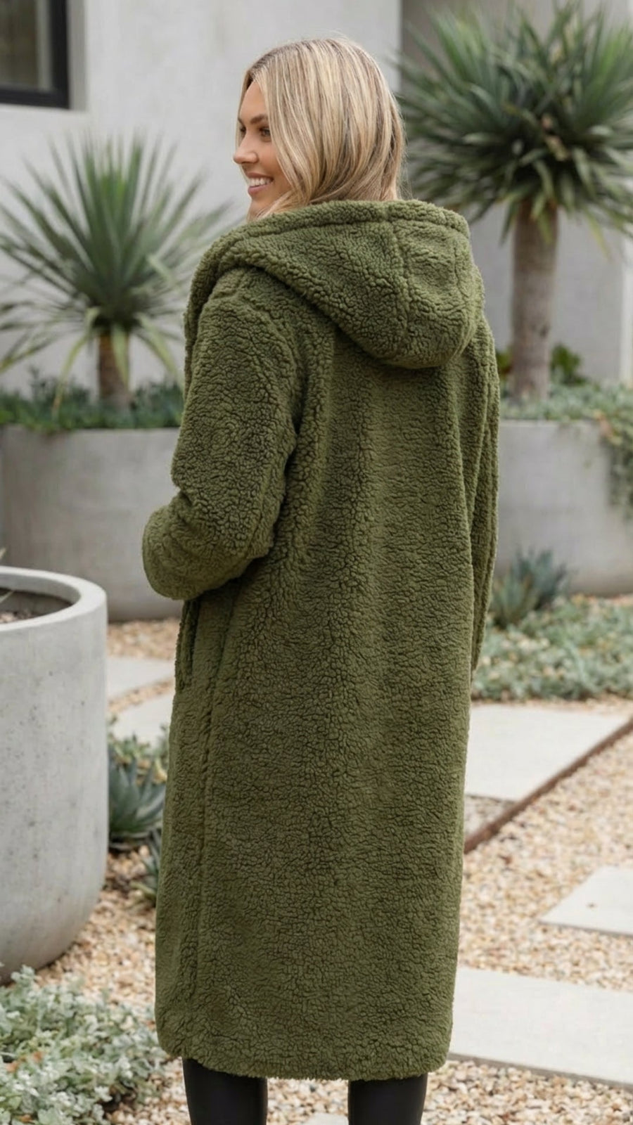 Paette | Long Faux Fur Teddy Coat
