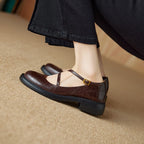 Rheine | Lambskin Mary Jane Shoes Block Heel