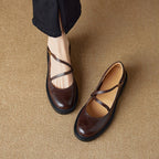 Rheine | Lambskin Mary Jane Shoes Block Heel