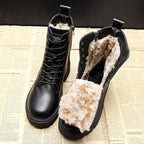 Roselle | Warm Leather Winter Boots