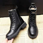 Roselle | Warm Leather Winter Boots