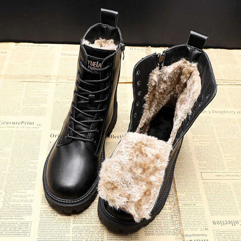 Roselle | Warm Leather Winter Boots