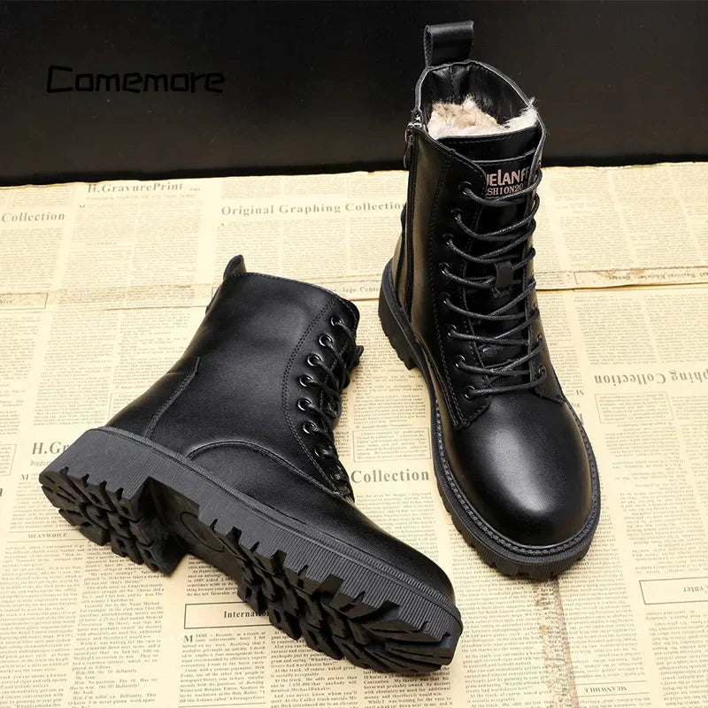 Roselle | Warm Leather Winter Boots