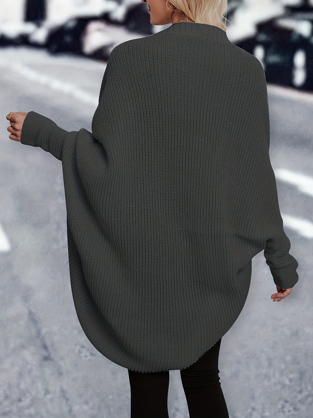 Rosora | Christmas Longline Knit Cardigan