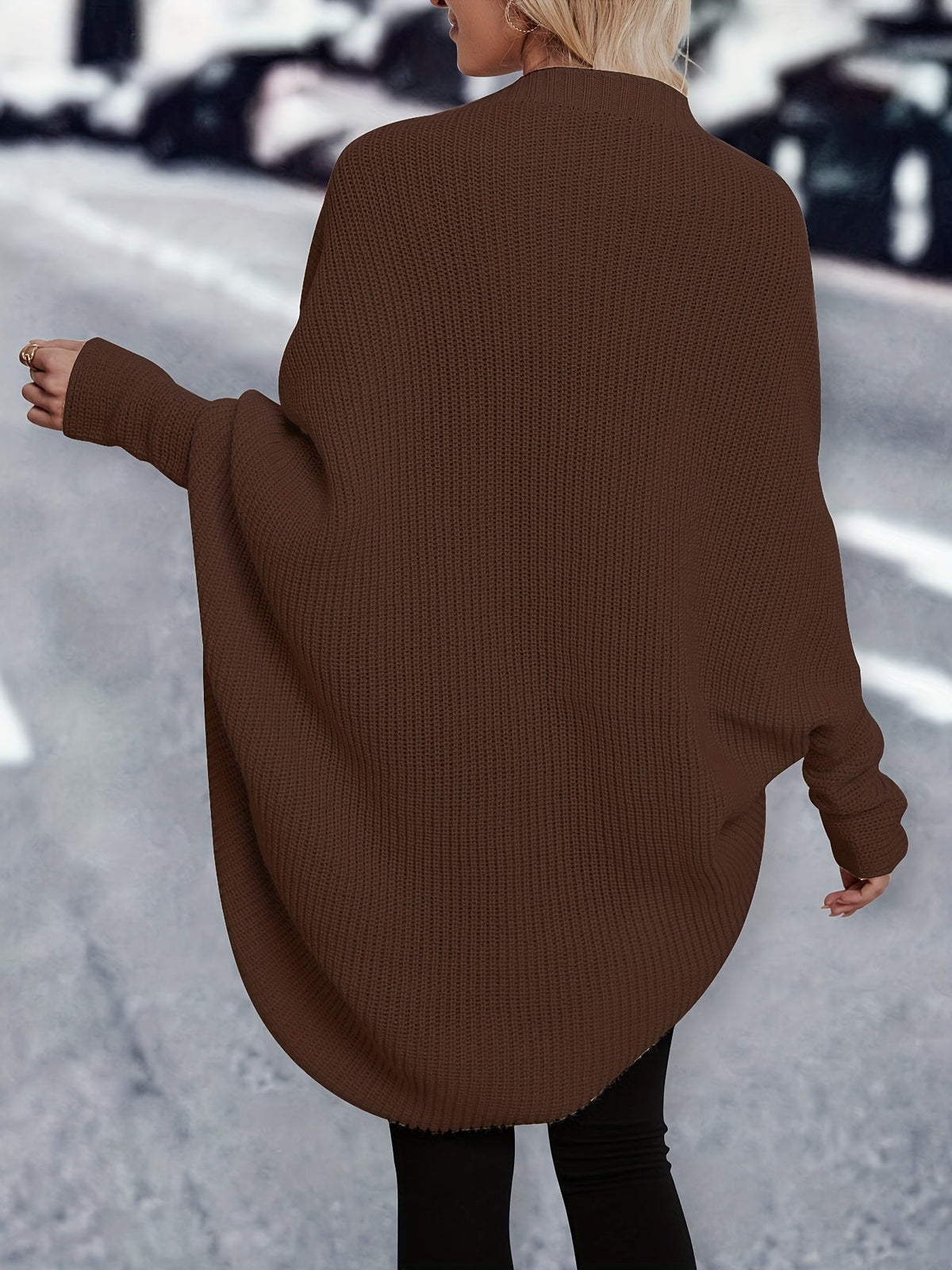 Rosora | Christmas Longline Knit Cardigan