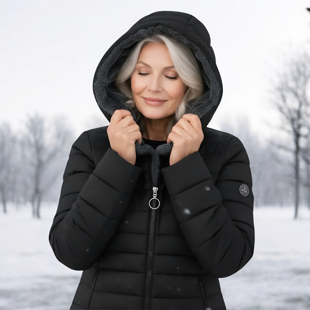 Sabanne | Sherpa Lined Quilted Winter Coat