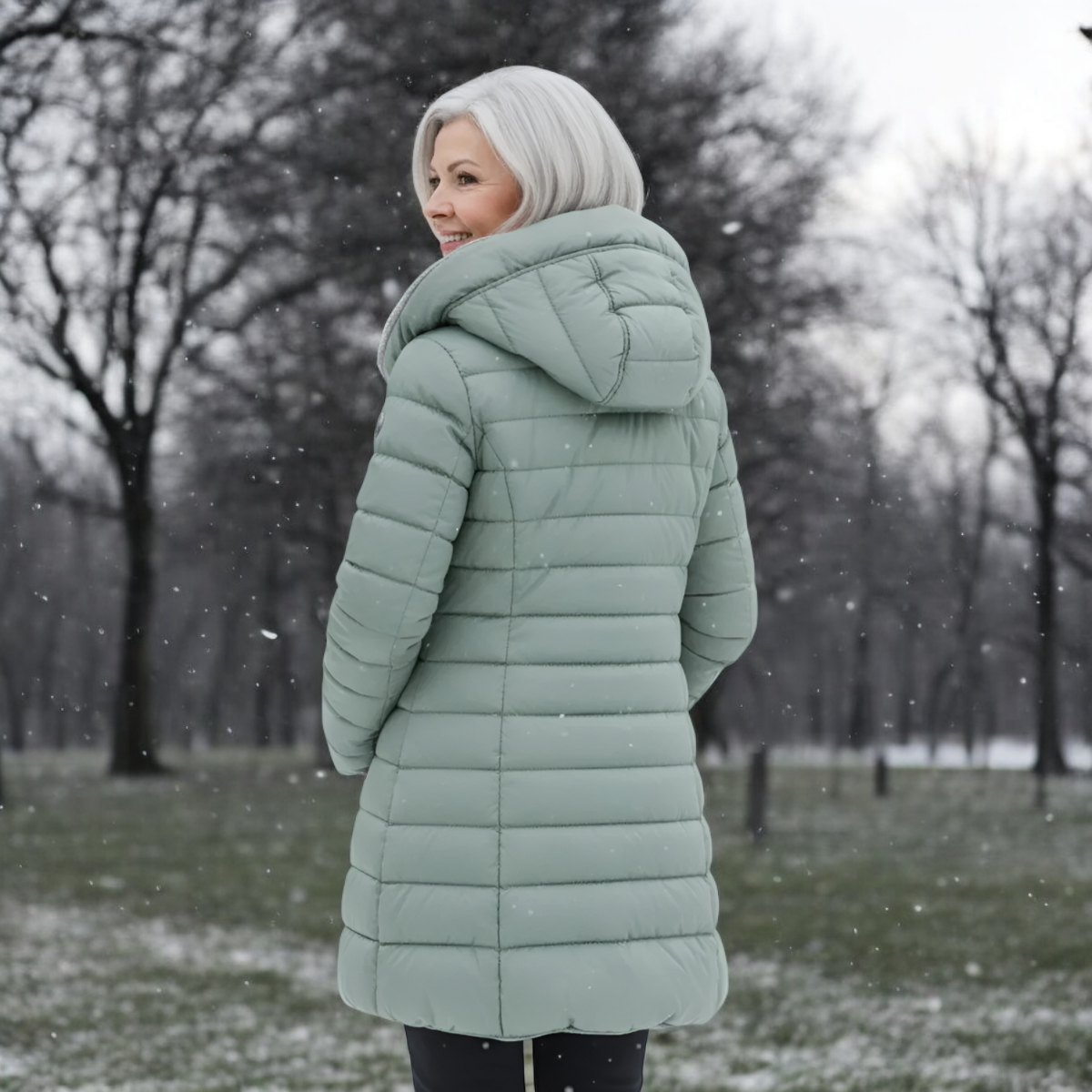 Sabanne | Sherpa Lined Quilted Winter Coat