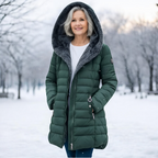 Sabanne | Sherpa Lined Quilted Winter Coat