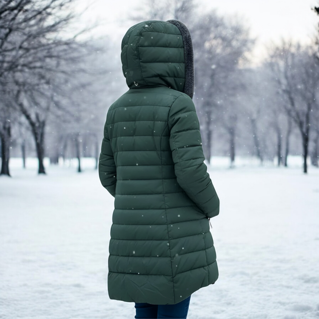 Sabanne | Sherpa Lined Quilted Winter Coat