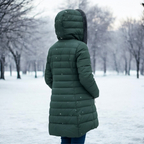 Sabanne | Sherpa Lined Quilted Winter Coat