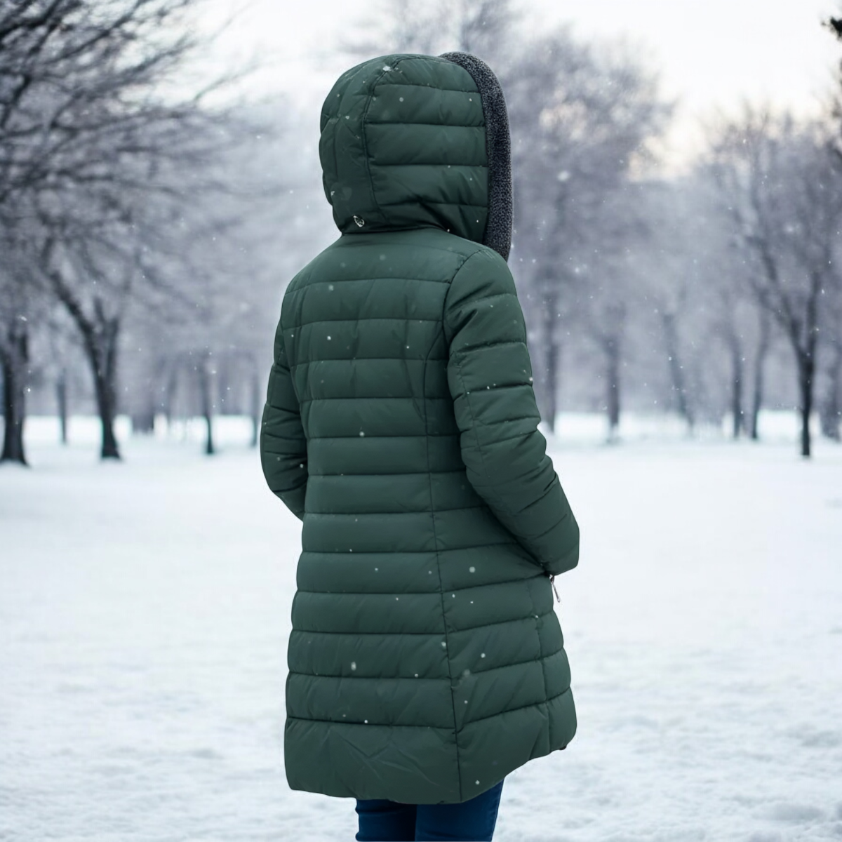 Sabanne | Sherpa Lined Quilted Winter Coat