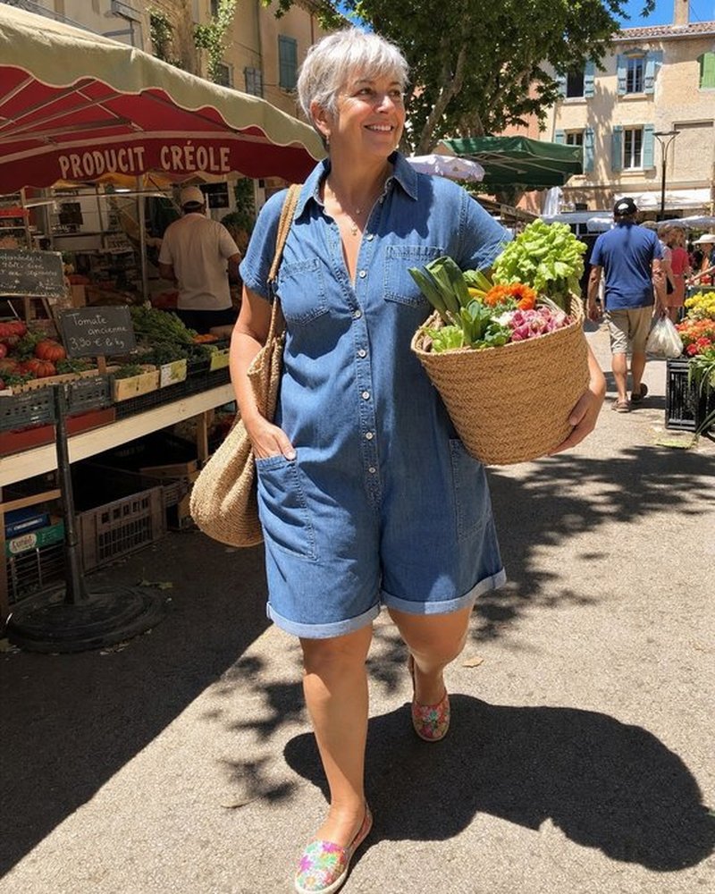 Capri™ | Short Button-Front Jumpsuit