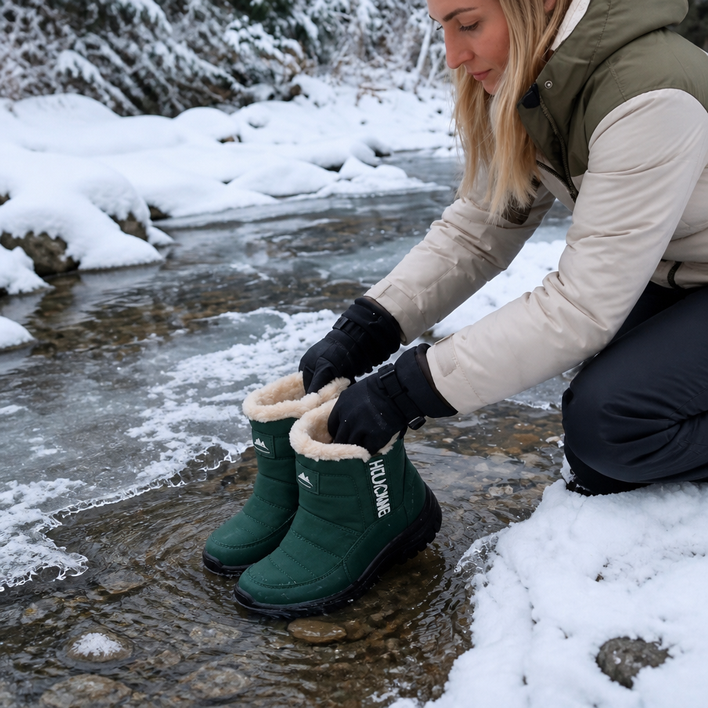 Talisse | Waterproof Faux Fur Lined Snow Boots