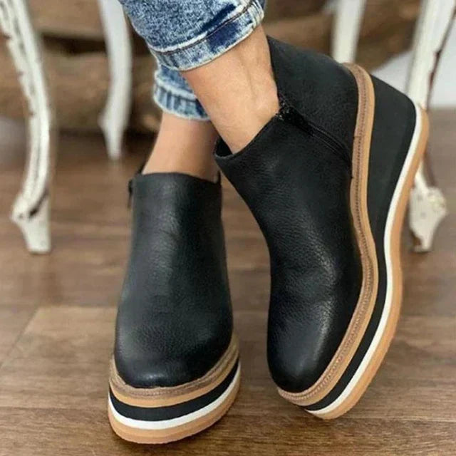 Theara | Minimalist Cushioned Ankle Boots