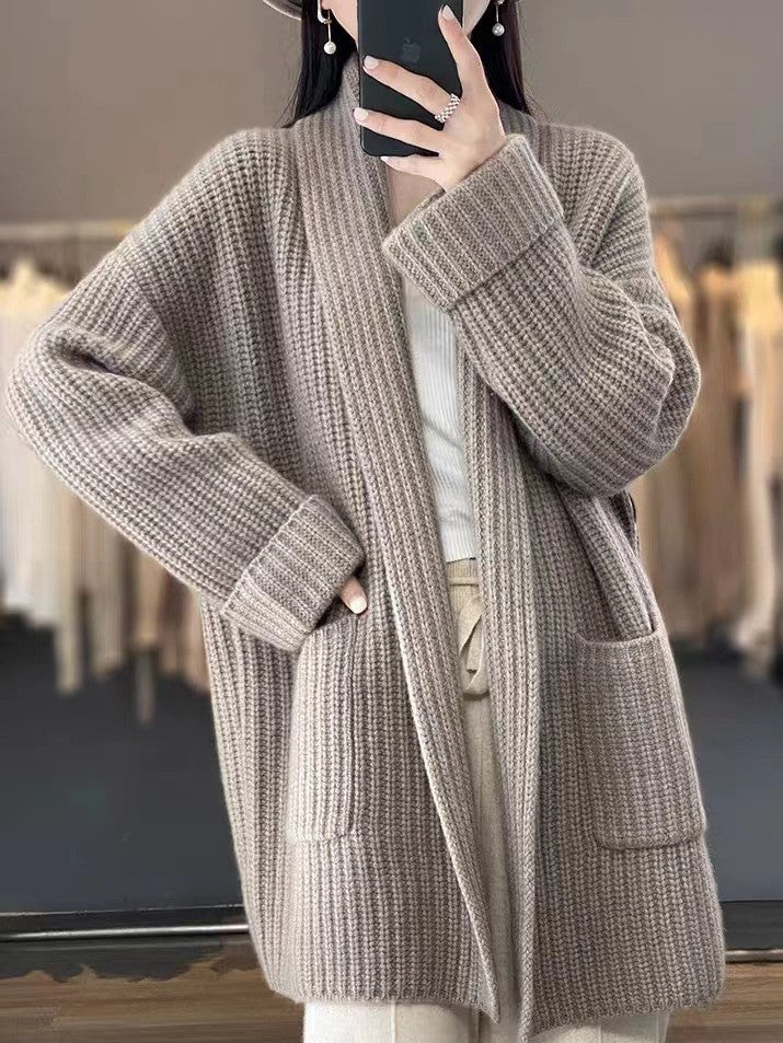 Ulaina | Oversized Chunky Knit Cardigan