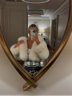 Ulaine | Oversized Hooded Faux Fur Coat