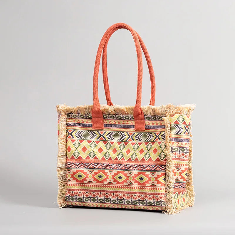 Imani™ | Bohemian Aztec Canvas Tote