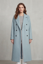 Verana | Double-Breasted Wool Blend Coat