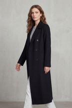 Verana | Double-Breasted Wool Blend Coat