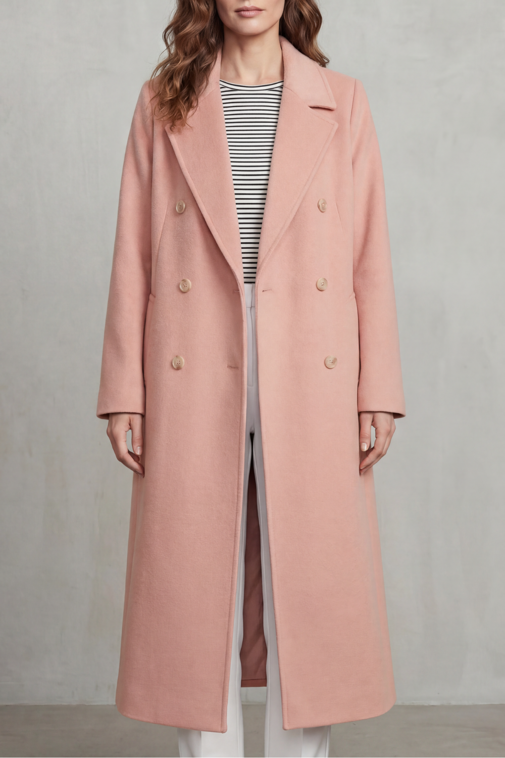 Verana | Double-Breasted Wool Blend Coat