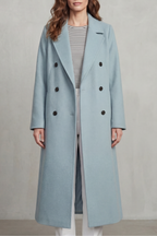 Verana | Double-Breasted Wool Blend Coat