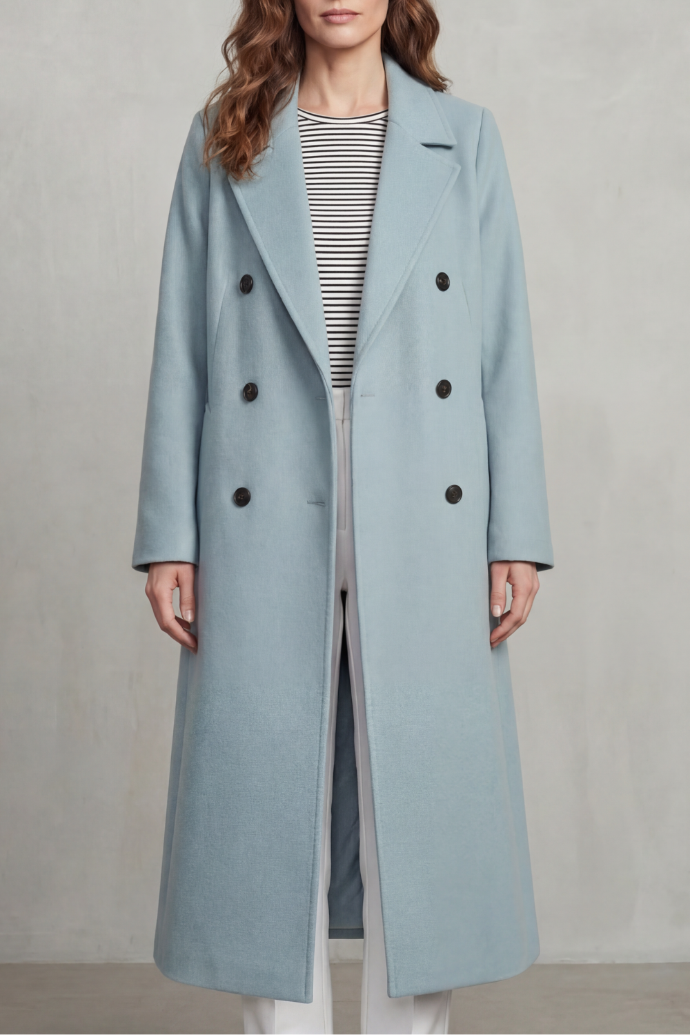 Verana | Double-Breasted Wool Blend Coat