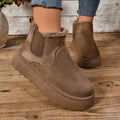 Verara | Suede Fur Lined Ankle Winter Boots