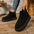 Verara | Suede Fur Lined Ankle Winter Boots