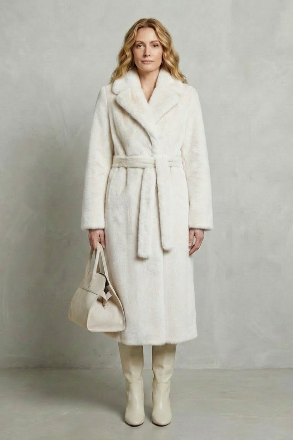Verina | Long Faux Fur Coat Oversized Fit