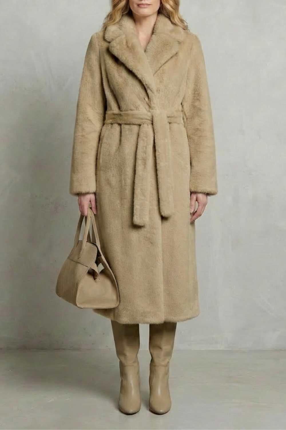 Verina | Long Faux Fur Coat Oversized Fit