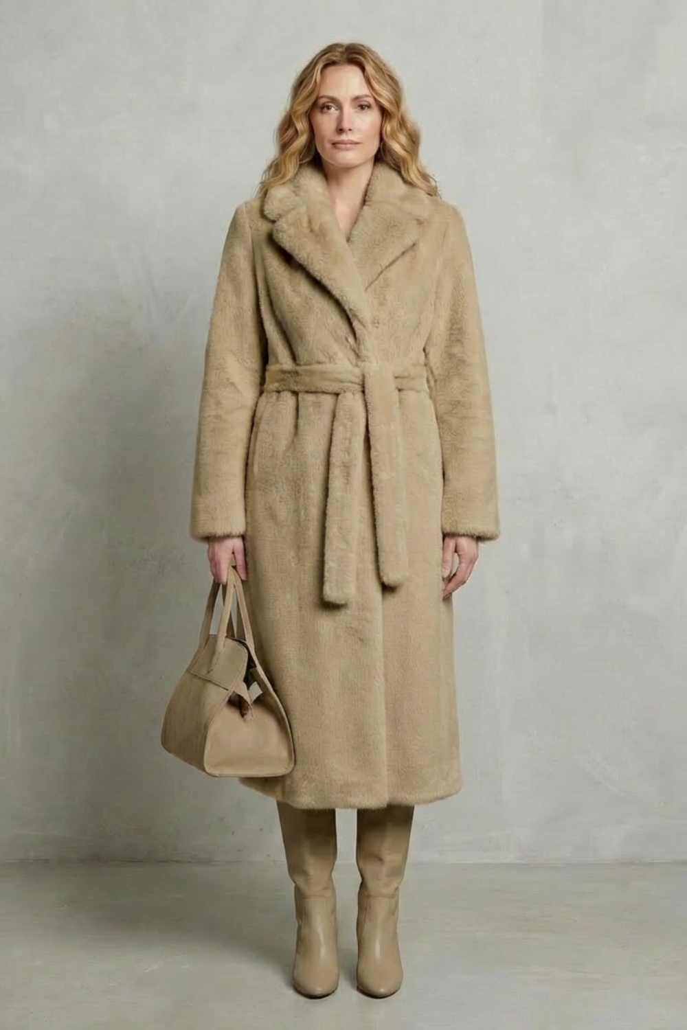 Verina | Long Faux Fur Coat Oversized Fit