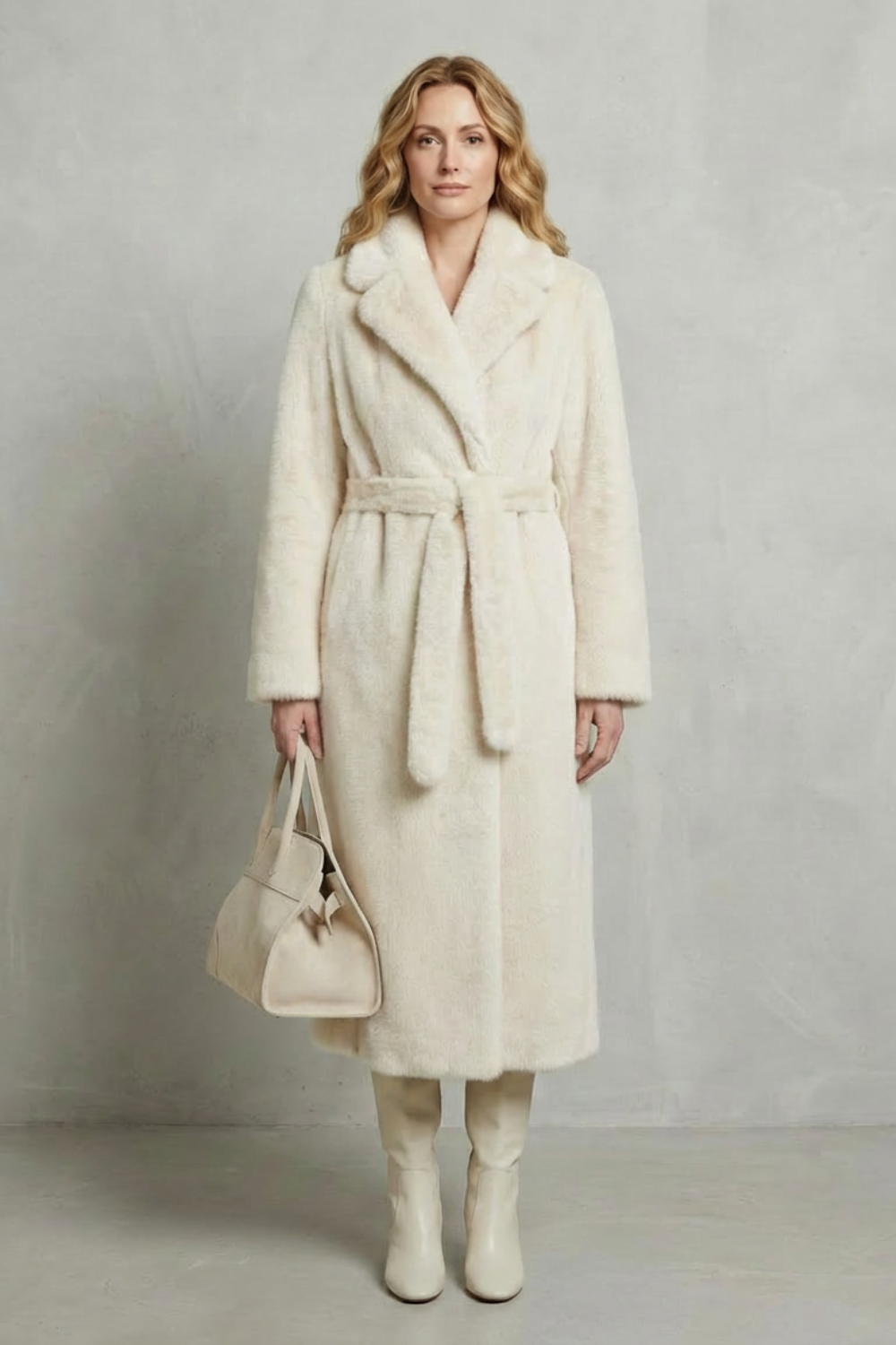 Verina | Long Faux Fur Coat Oversized Fit