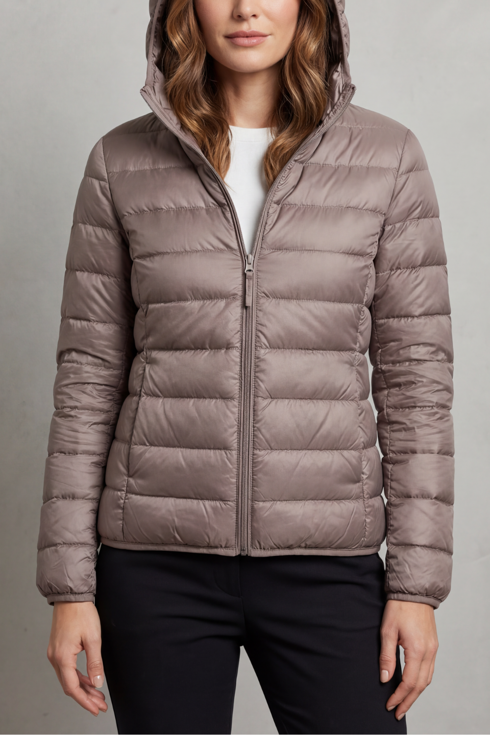 Vioette | Ultra Light Packable Hooded Puffer Jacket