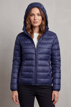 Vioette | Ultra Light Packable Hooded Puffer Jacket