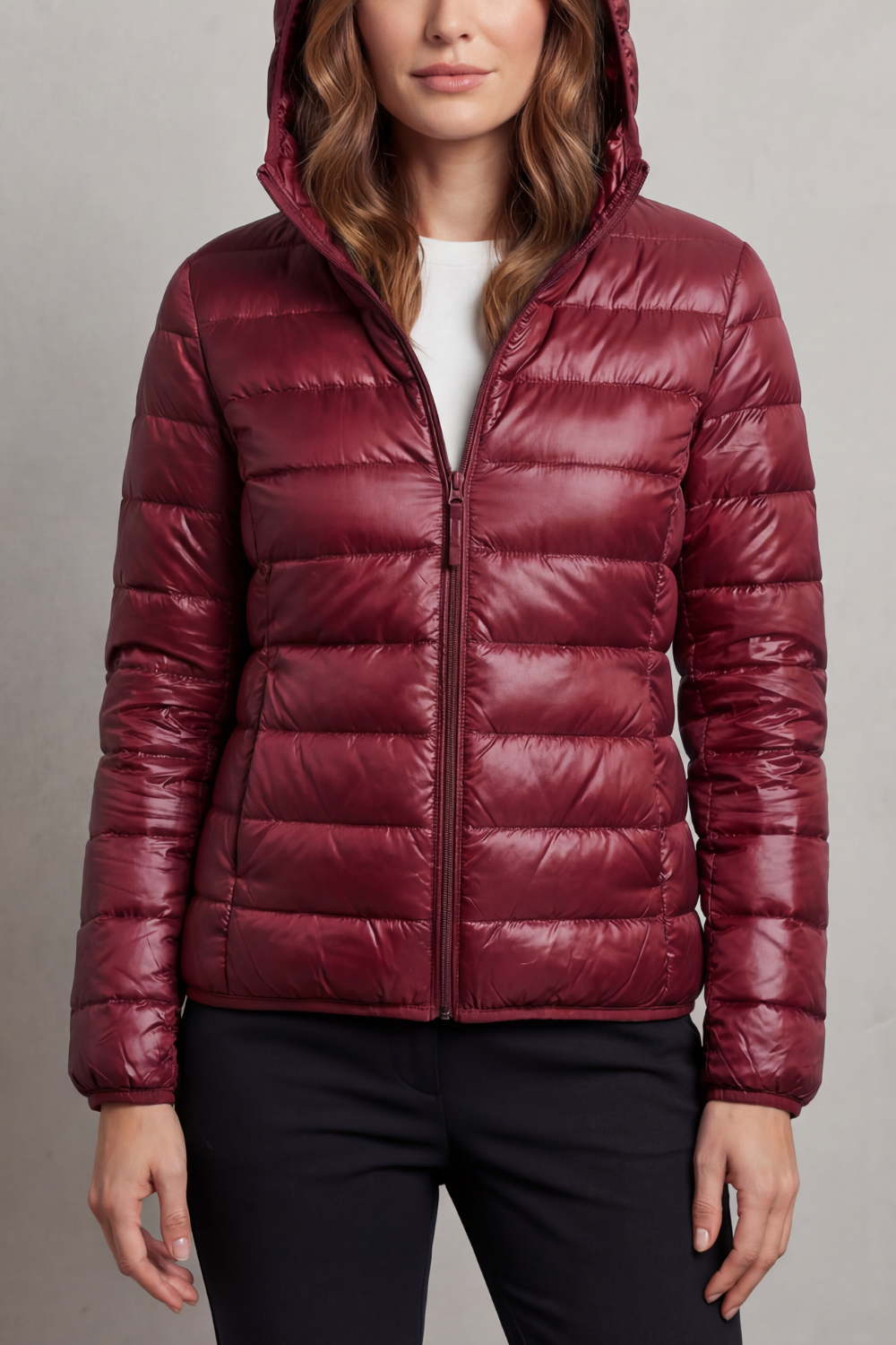 Vioette | Ultra Light Packable Hooded Puffer Jacket