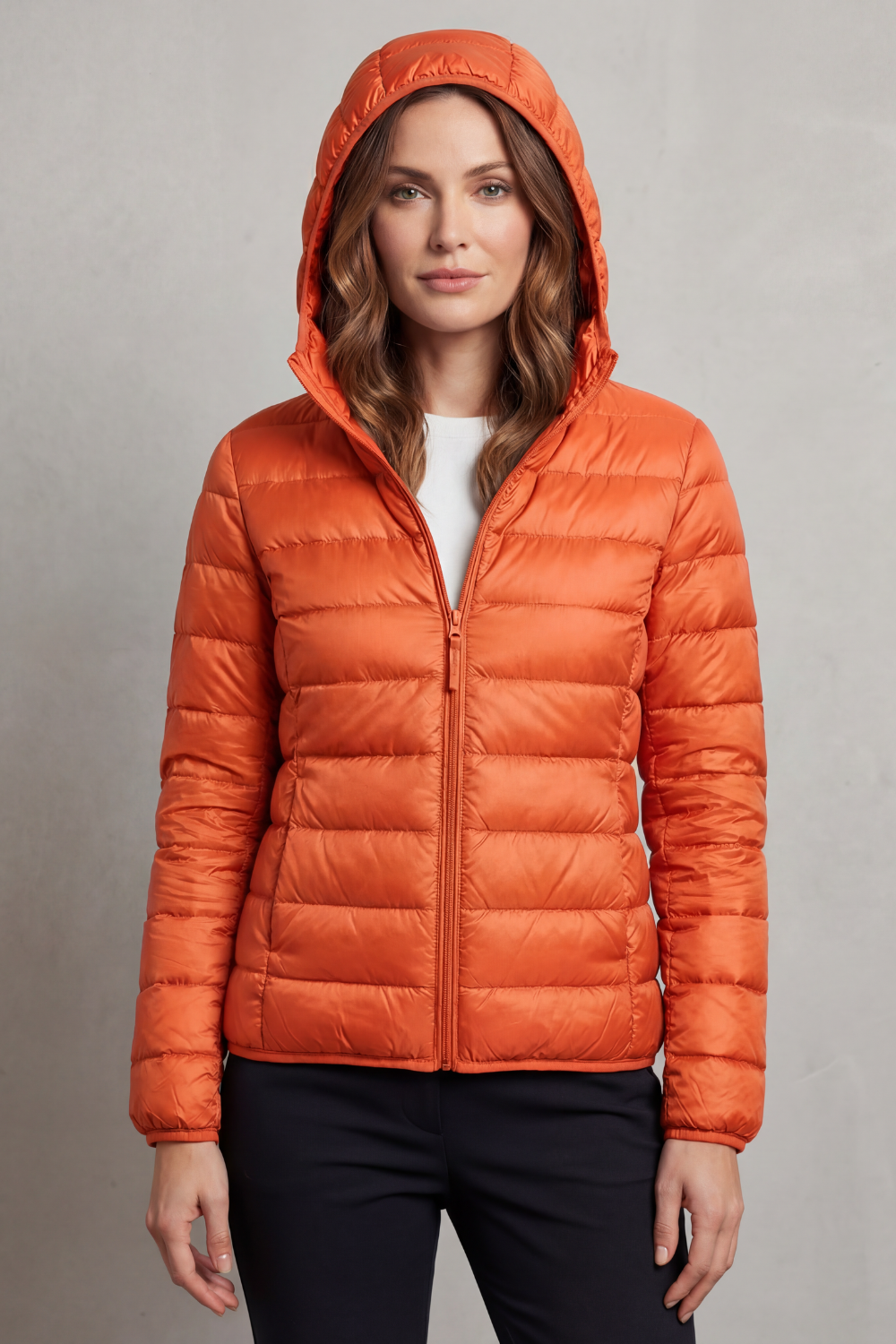 Vioette | Ultra Light Packable Hooded Puffer Jacket