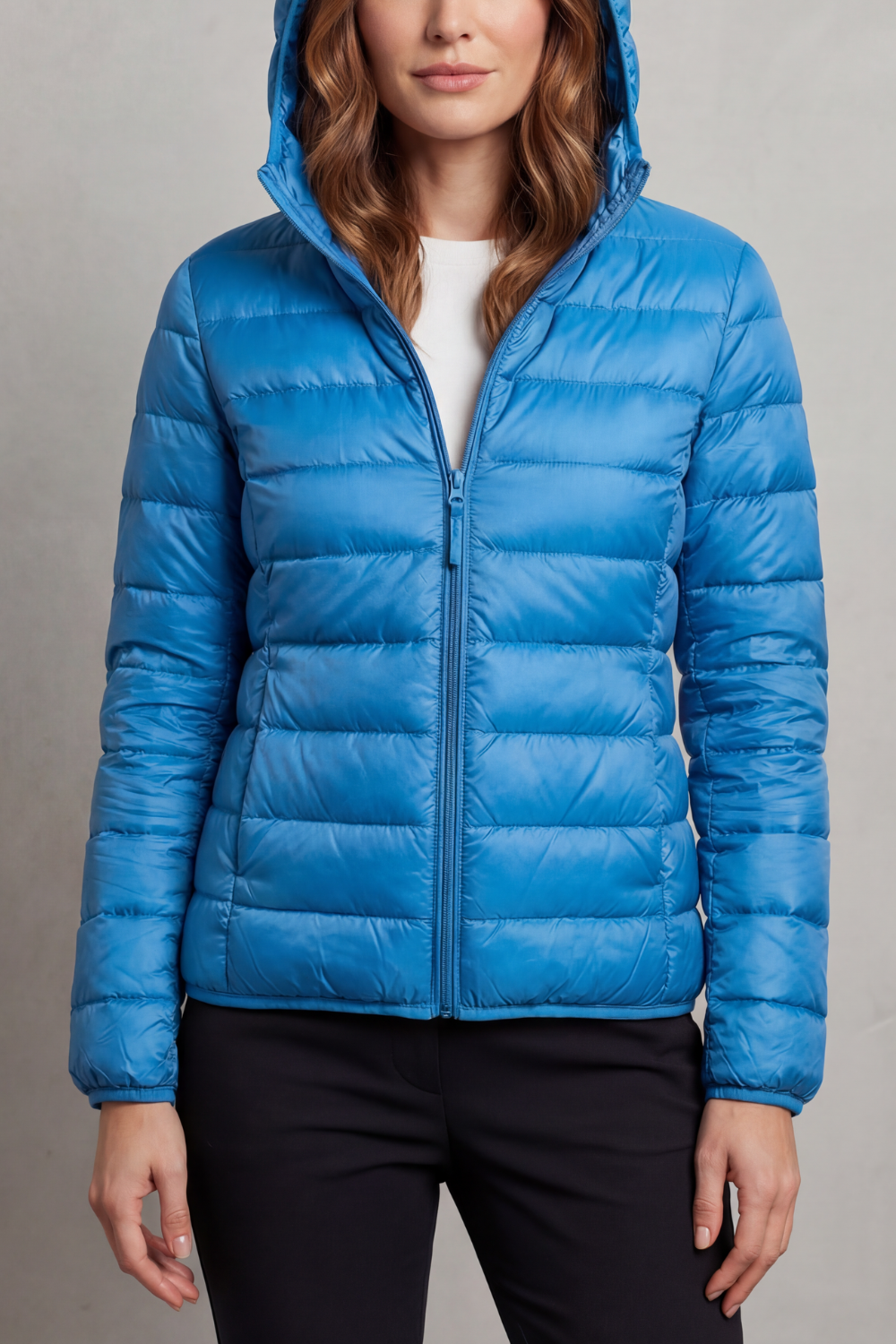 Vioette | Ultra Light Packable Hooded Puffer Jacket