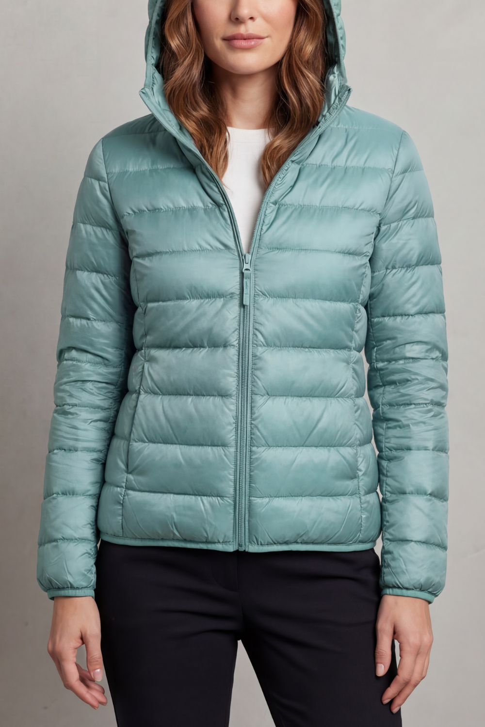 Vioette | Ultra Light Packable Hooded Puffer Jacket