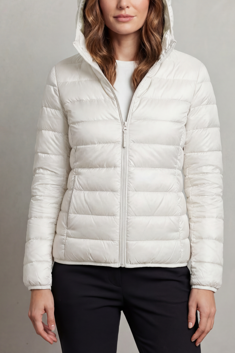 Vioette | Ultra Light Packable Hooded Puffer Jacket