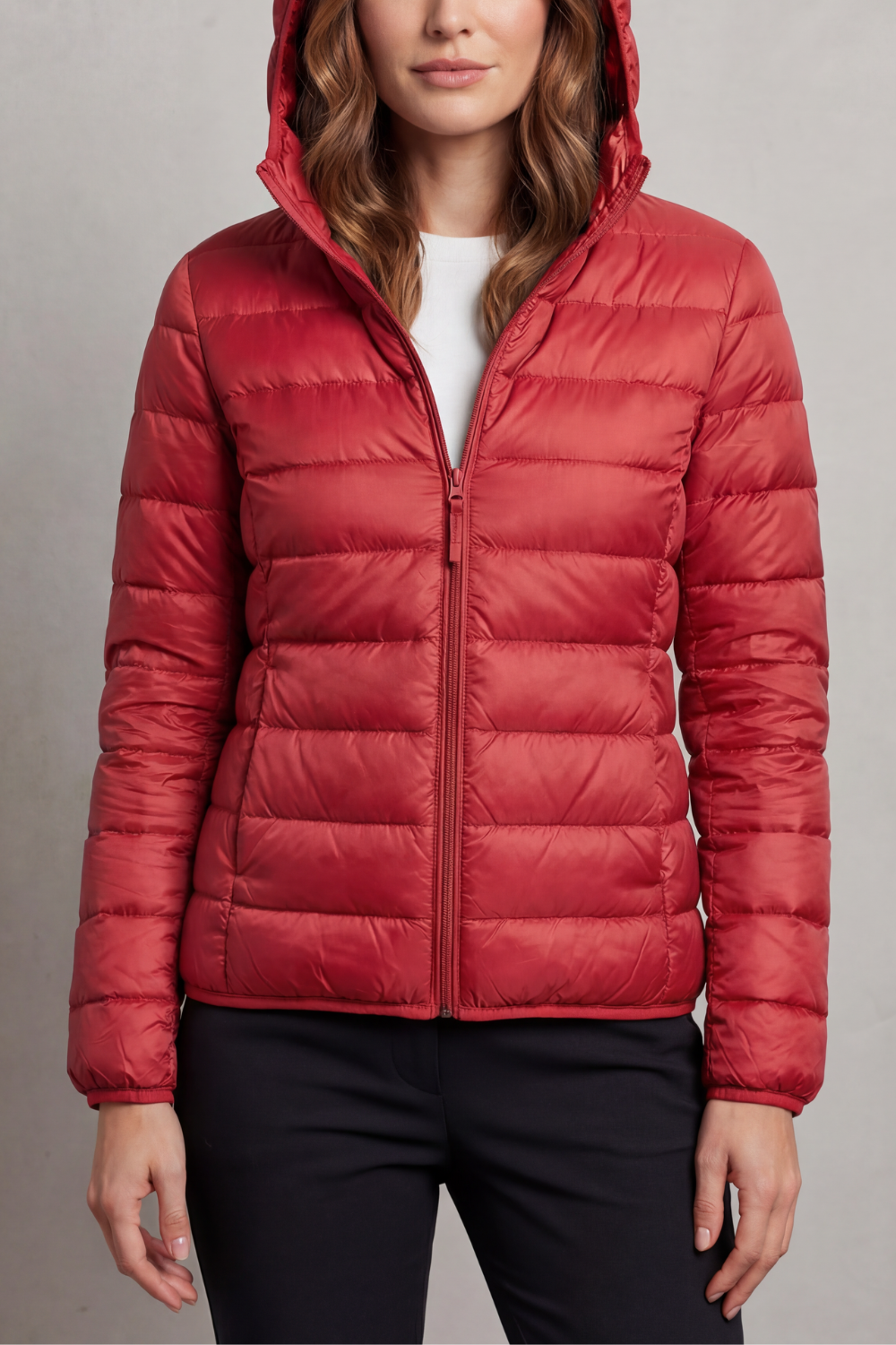 Vioette | Ultra Light Packable Hooded Puffer Jacket